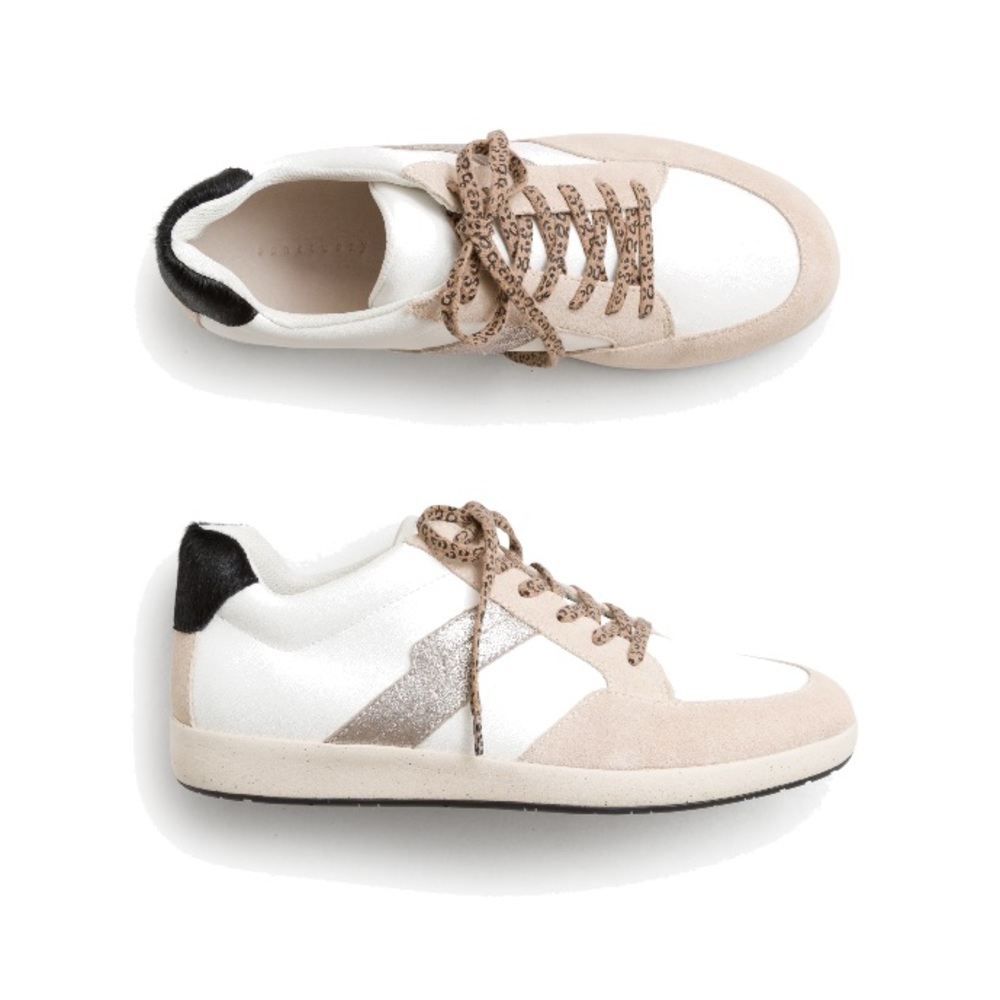 Sanctuary Music White Leather Sneakers